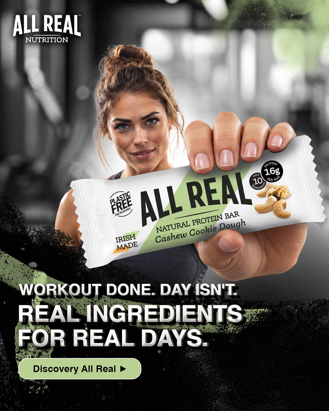 All Real Nutrition Irish protein bar banner 3